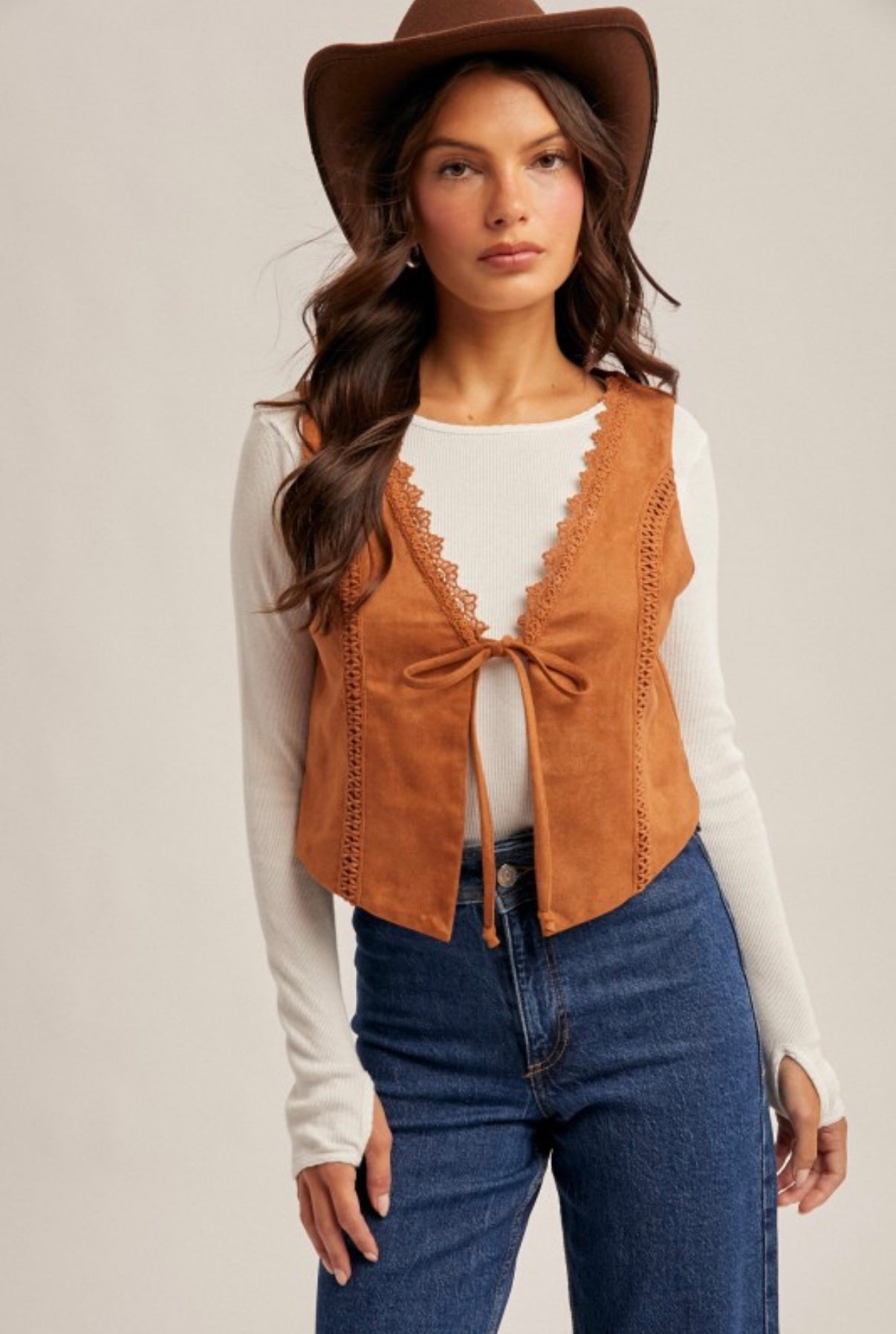 Suede Vest