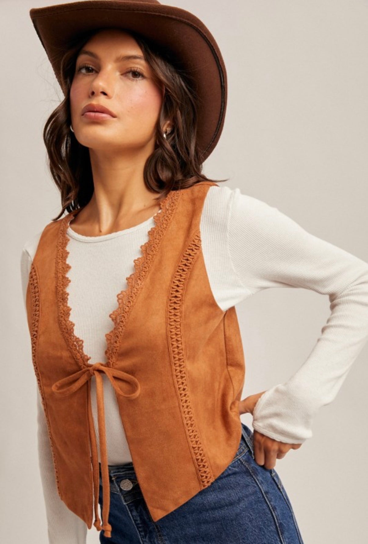 Suede Vest