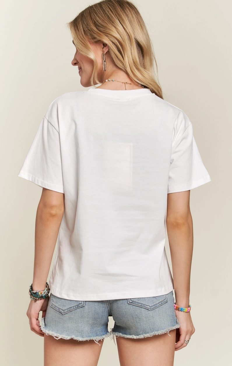Floral Patched Tee