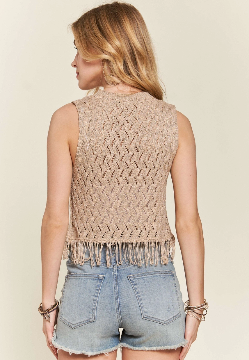 Fringe Hem Top