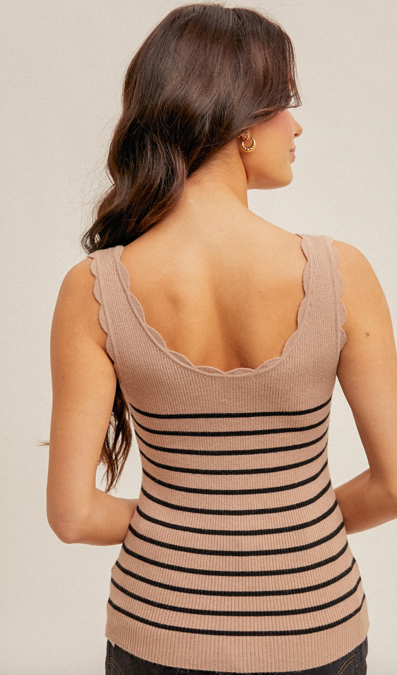 Scallop Edge Tank