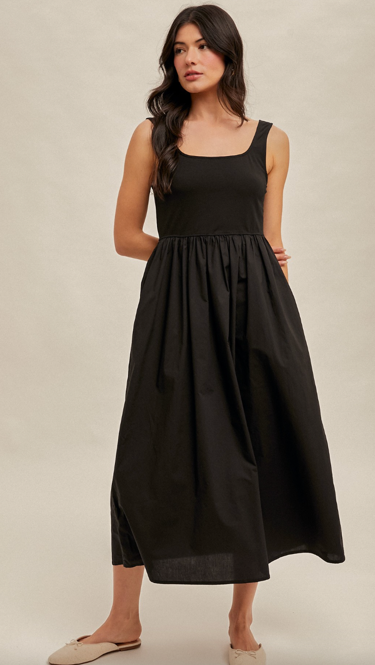 Scoop Midi Dress