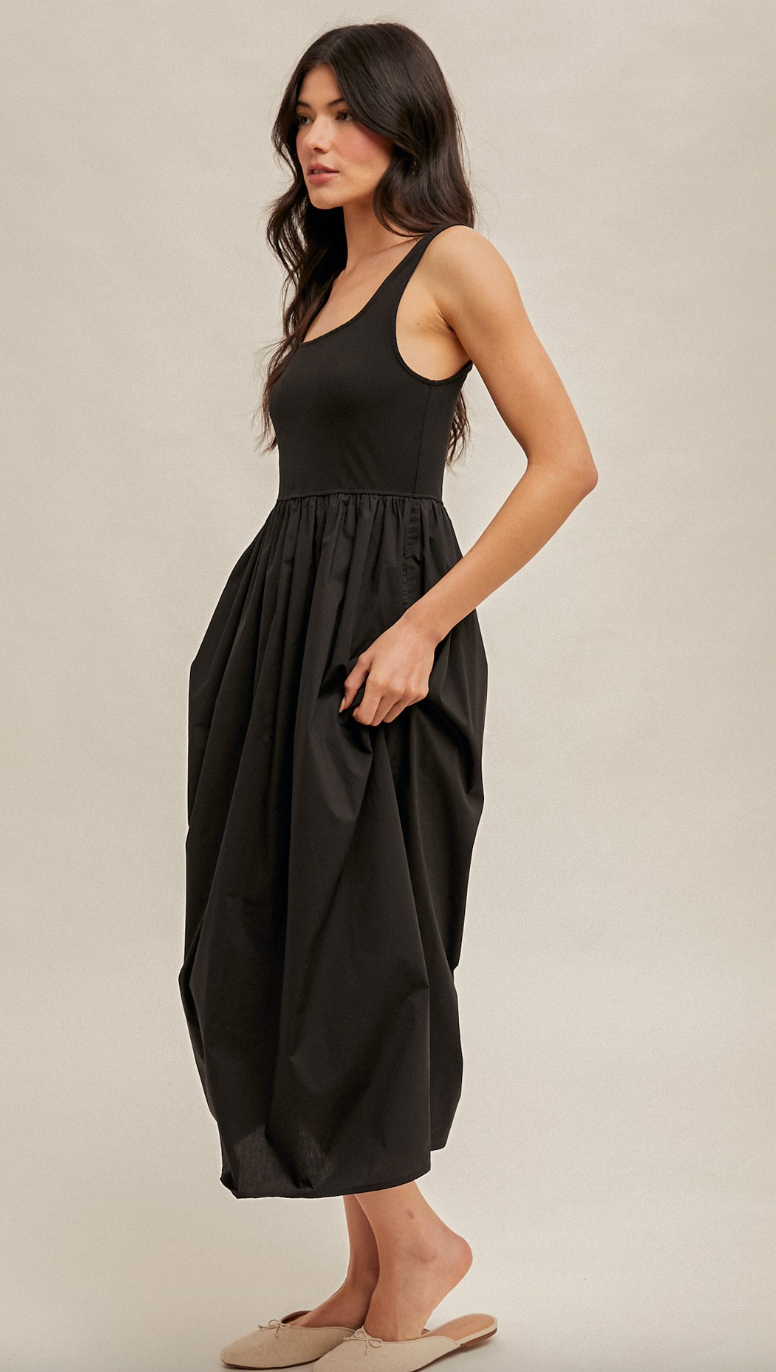 Scoop Midi Dress