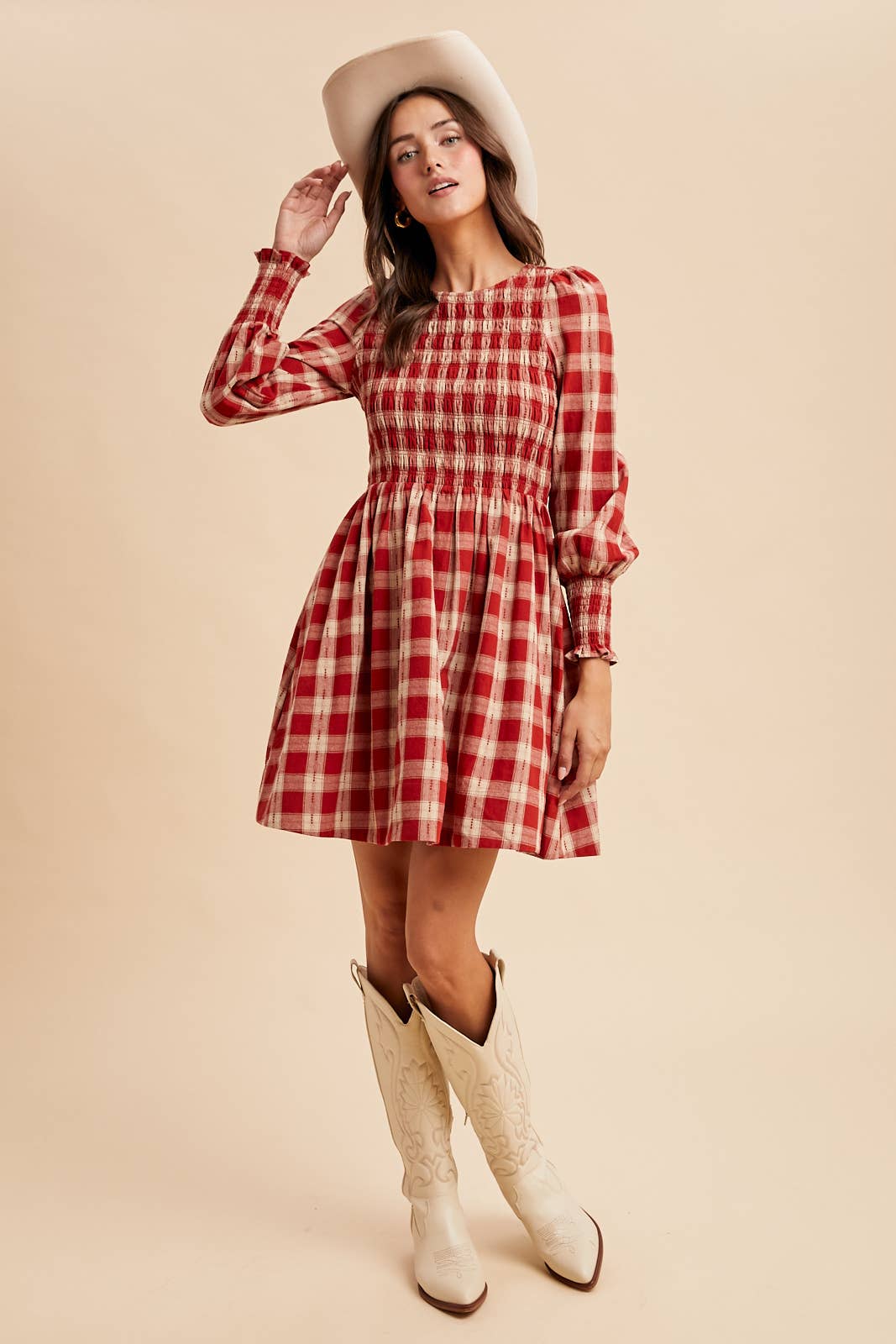 Plaid Mini Dress