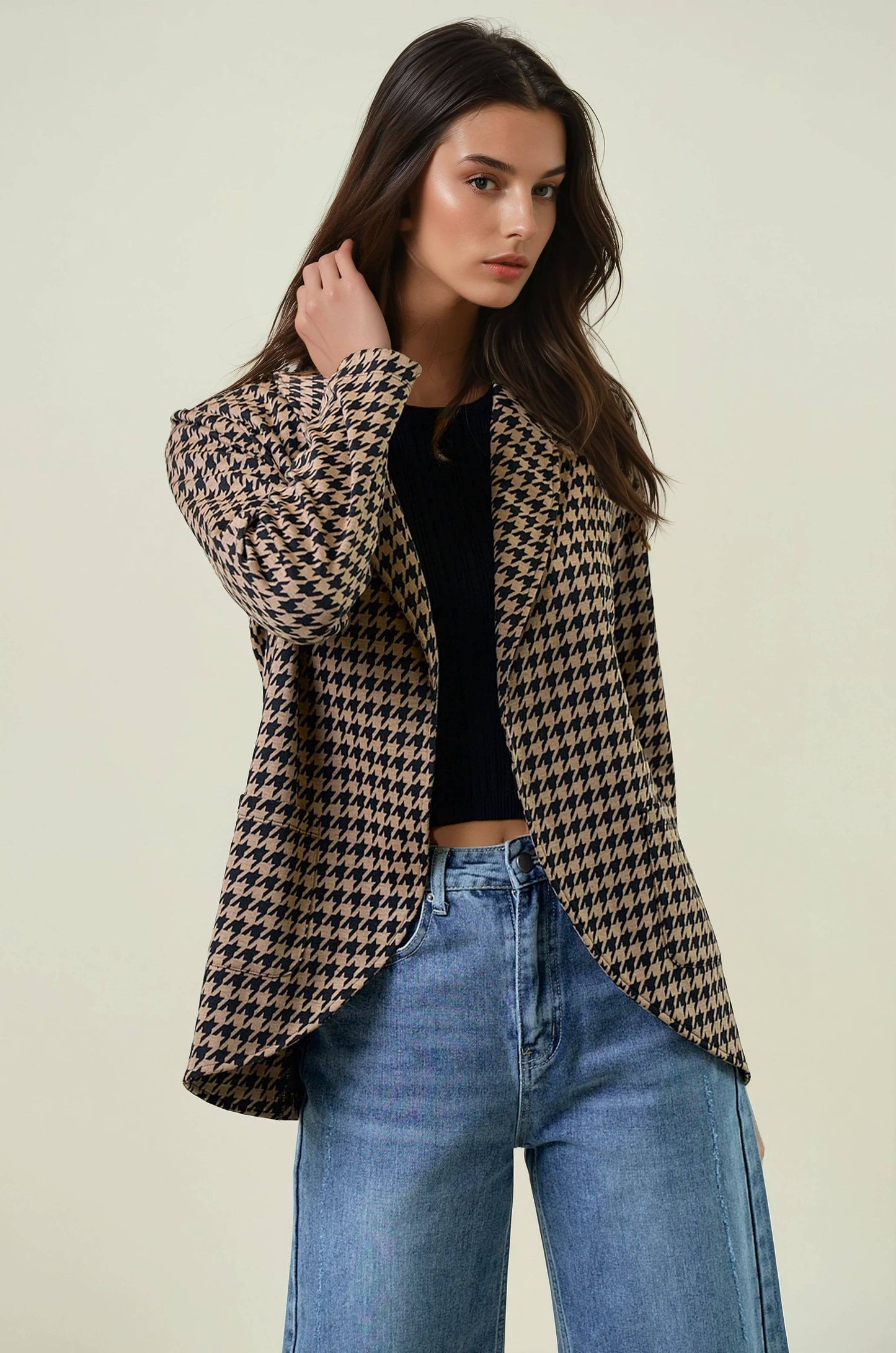 Houndstooth Blazer