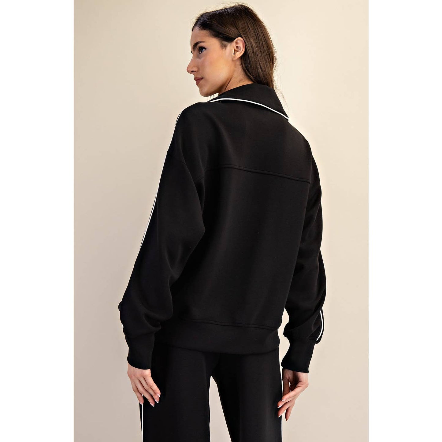 Piping Quarter Zip