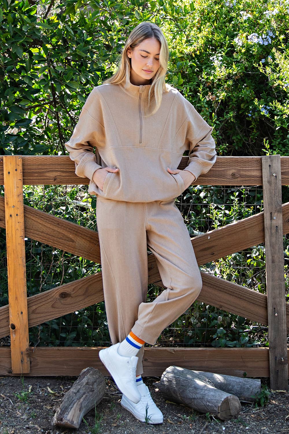 Rib Quarter Zip
