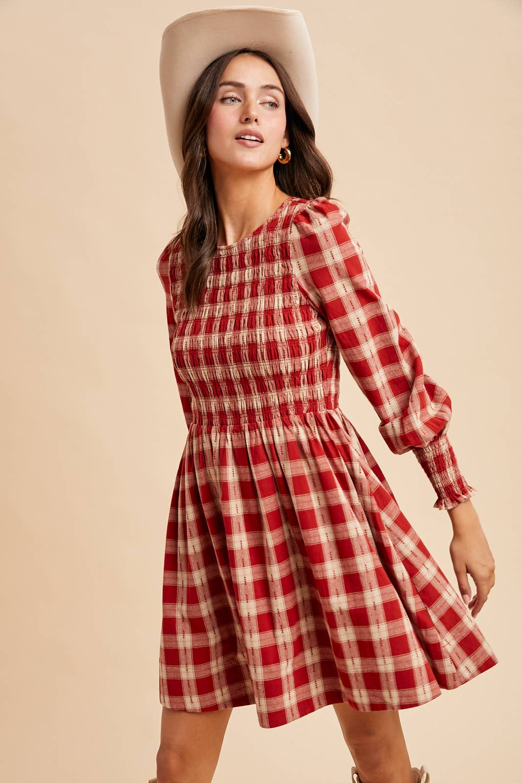 Plaid Mini Dress