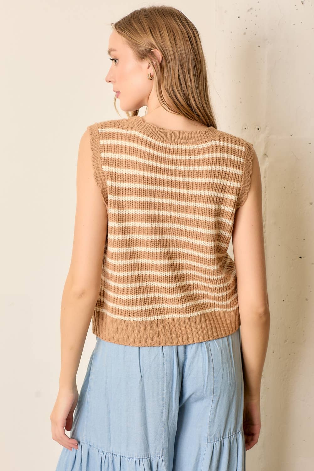 Striped Sweater Vest