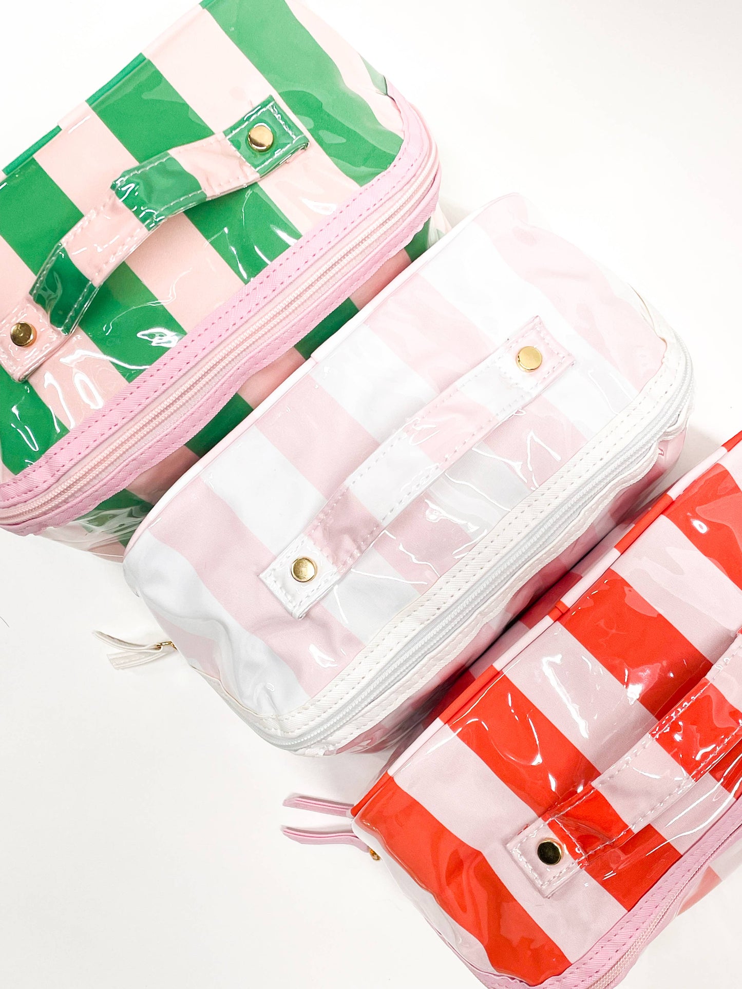 Stripe Cosmetic Bag