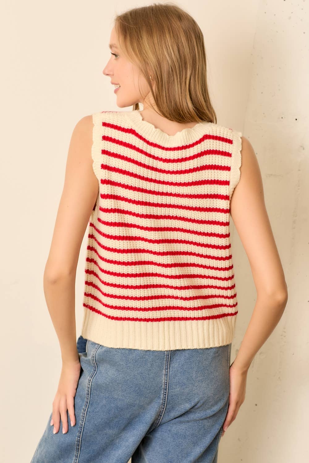 Striped Sweater Vest