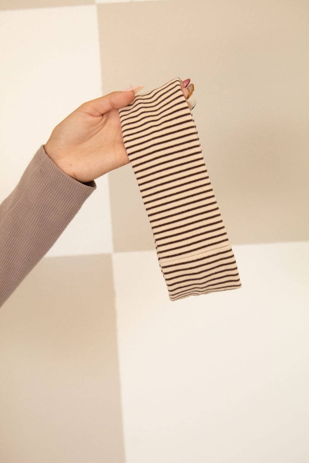 Soft Striped Stretchy Headband