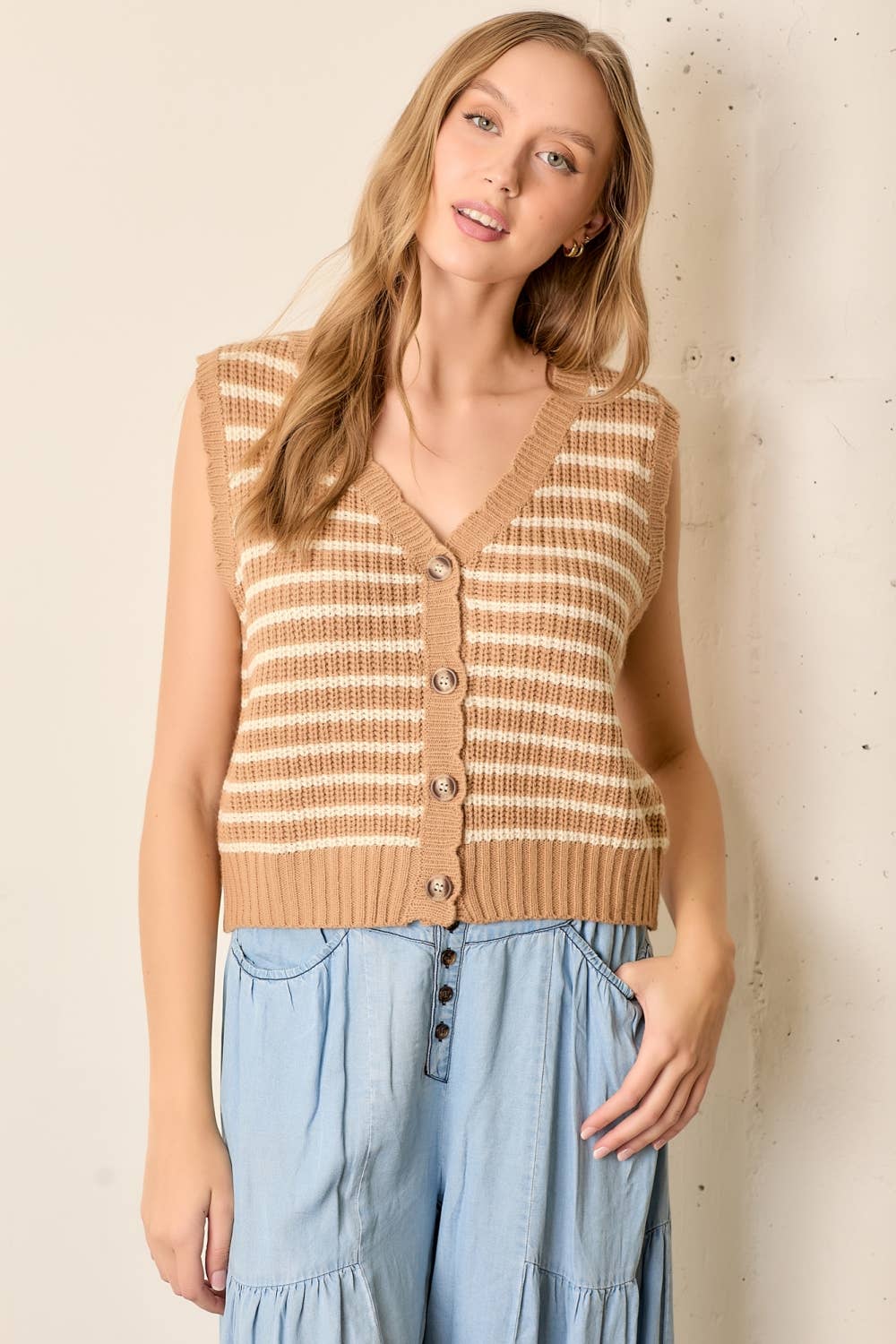 Striped Sweater Vest