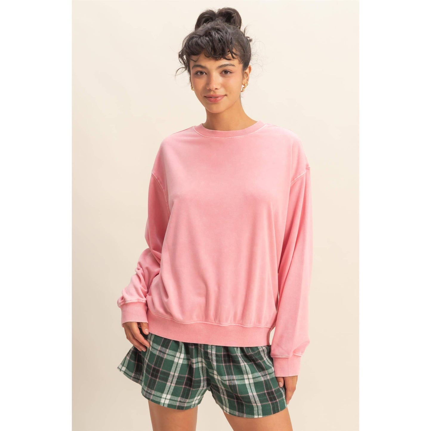 Oversized Mineral Washed Crew