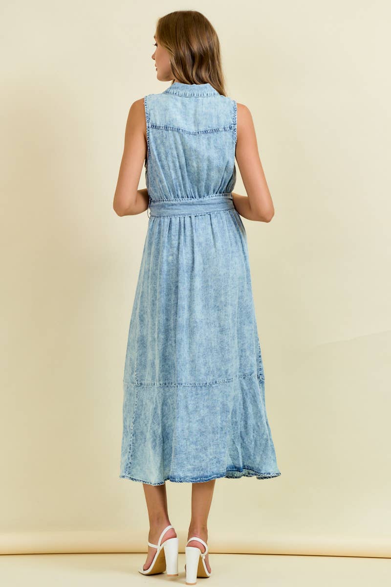 Tencel Midi Dress