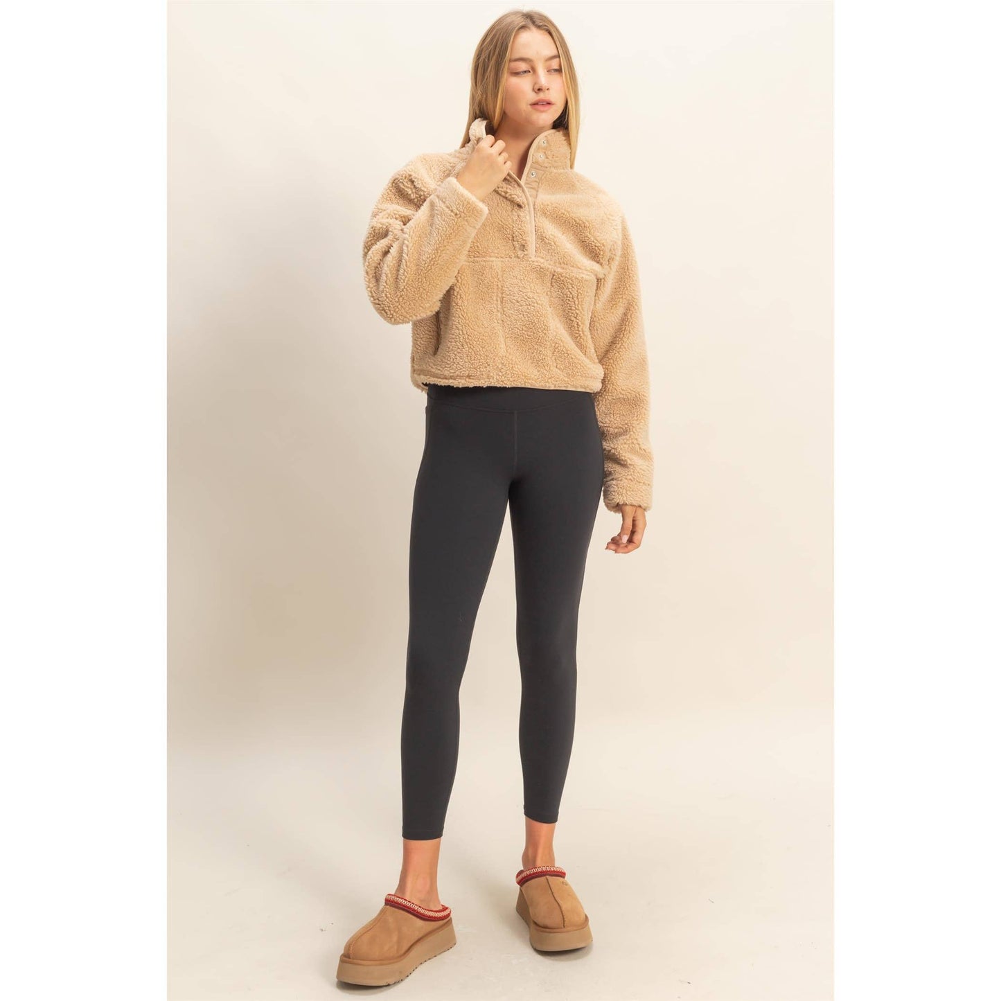 Half Snap Sherpa