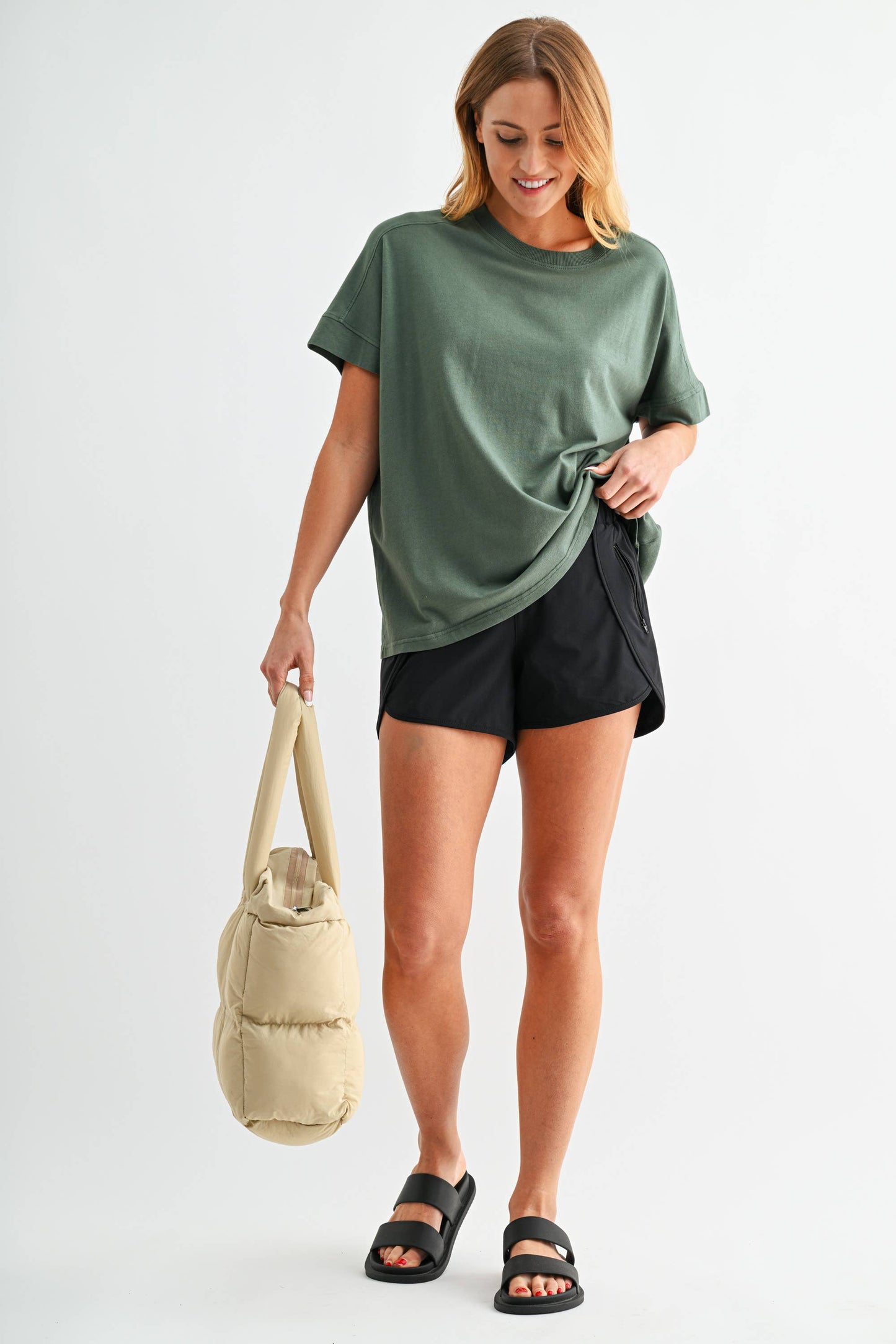 Pima Cotton SunFade Drape Tee