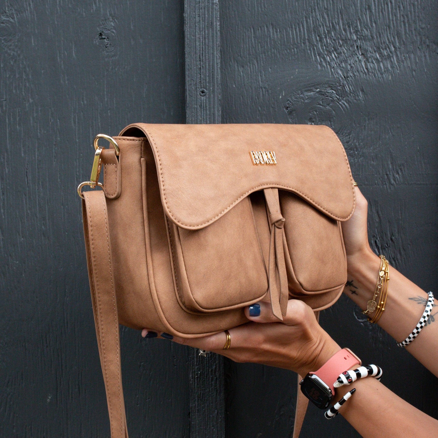 Saddle Bag in Oak