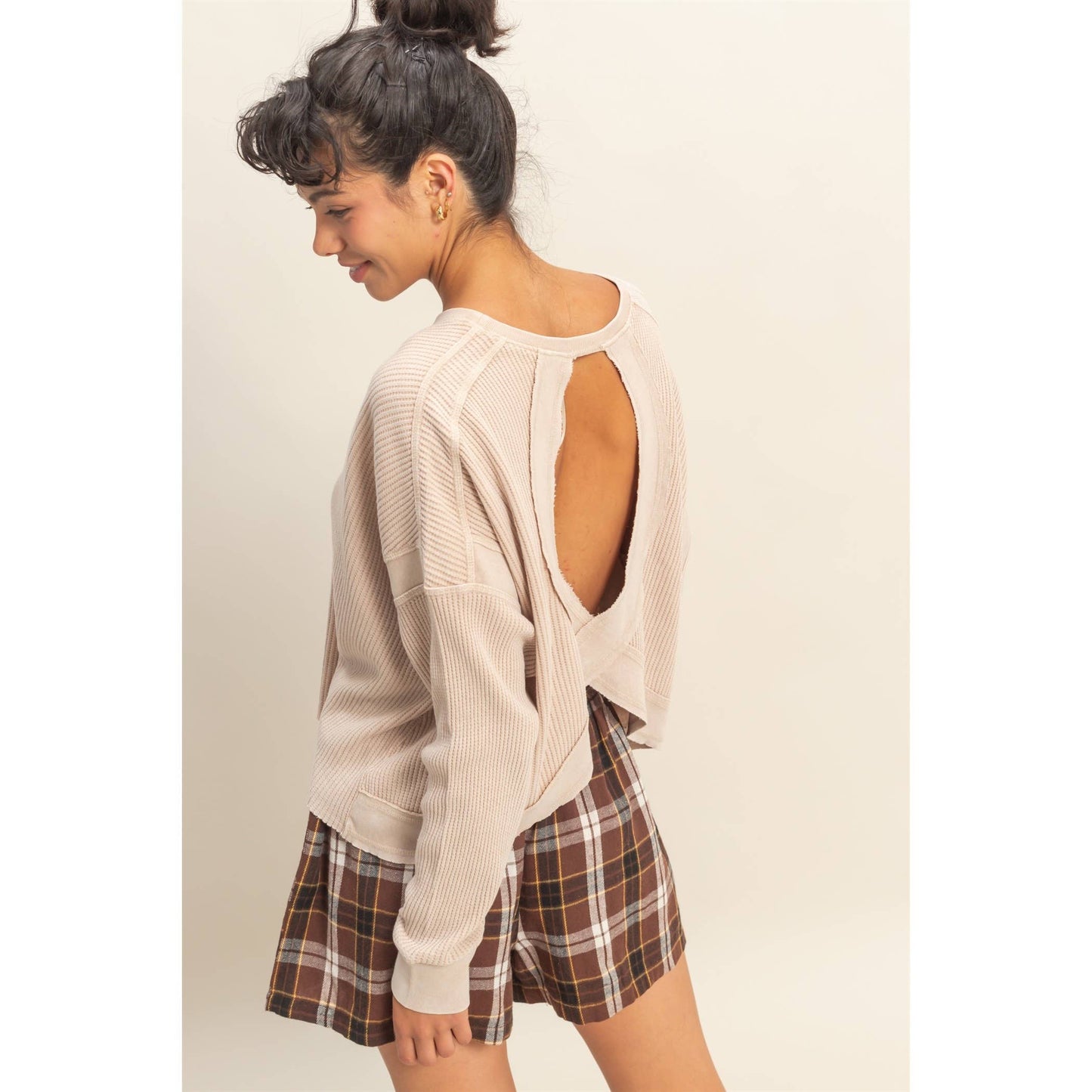 Open Back Long Sleeve