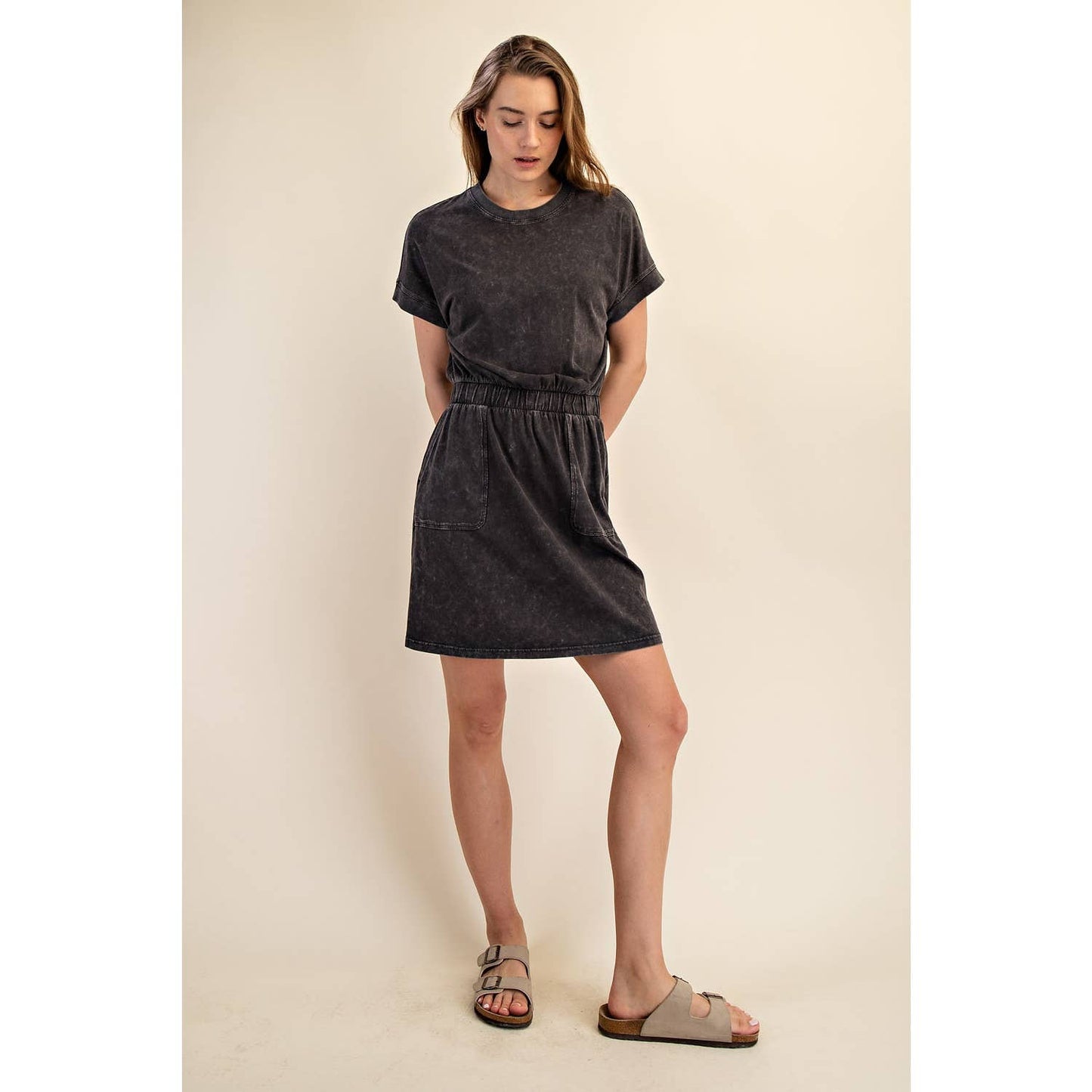 Mineral Washed Dress