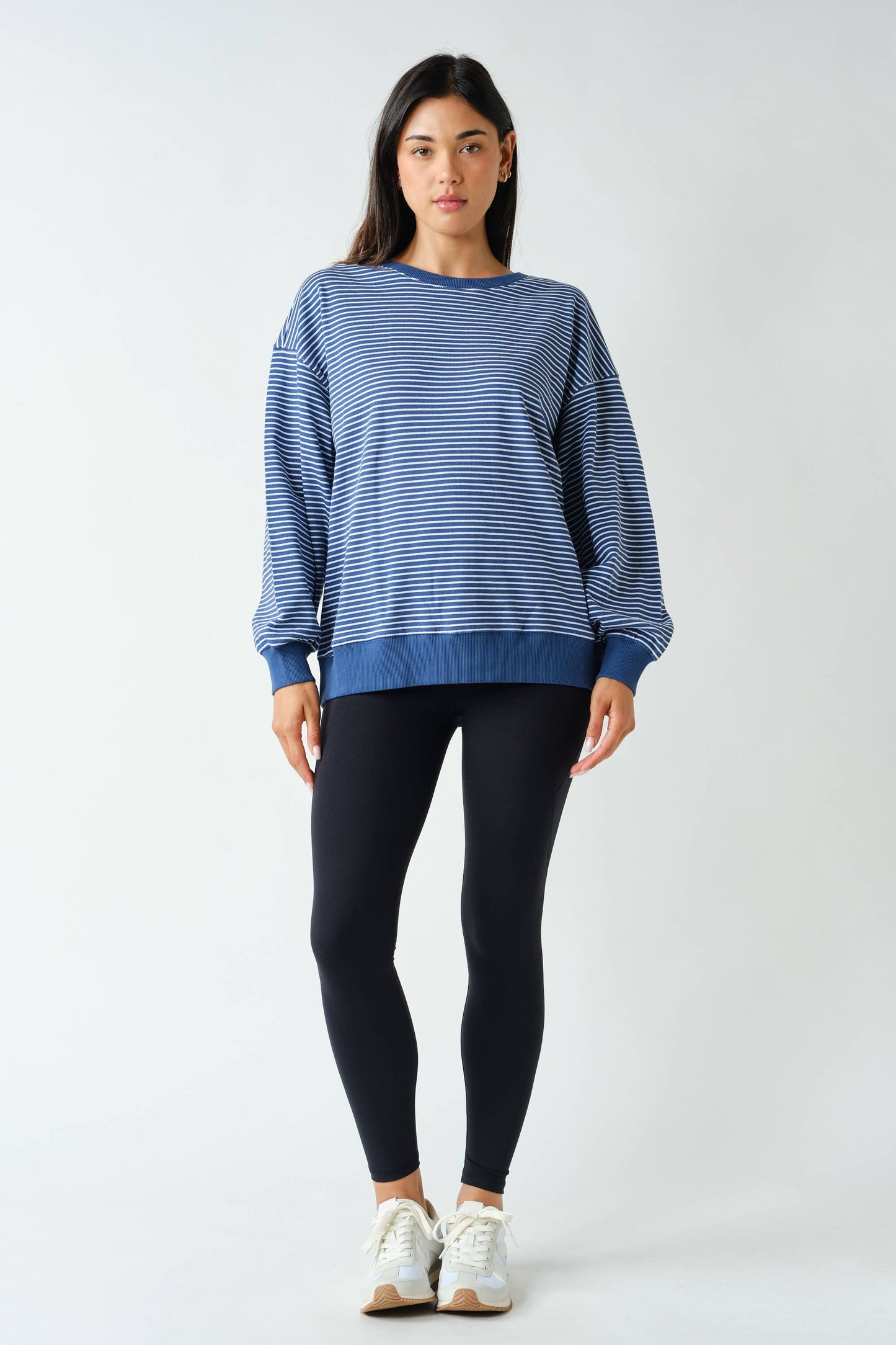 Coastal Striped Crewneck