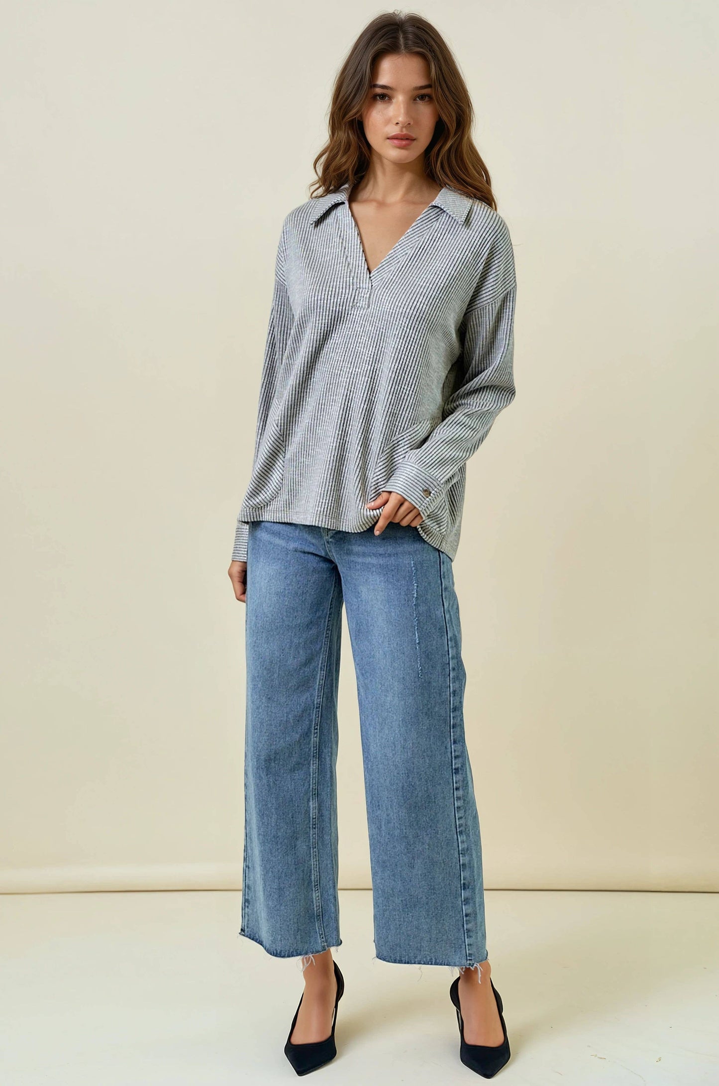 Ribbed Pullover