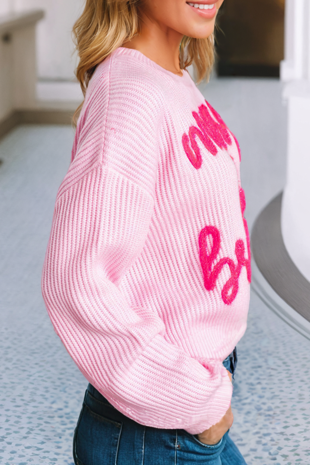 Merry & Bright pink