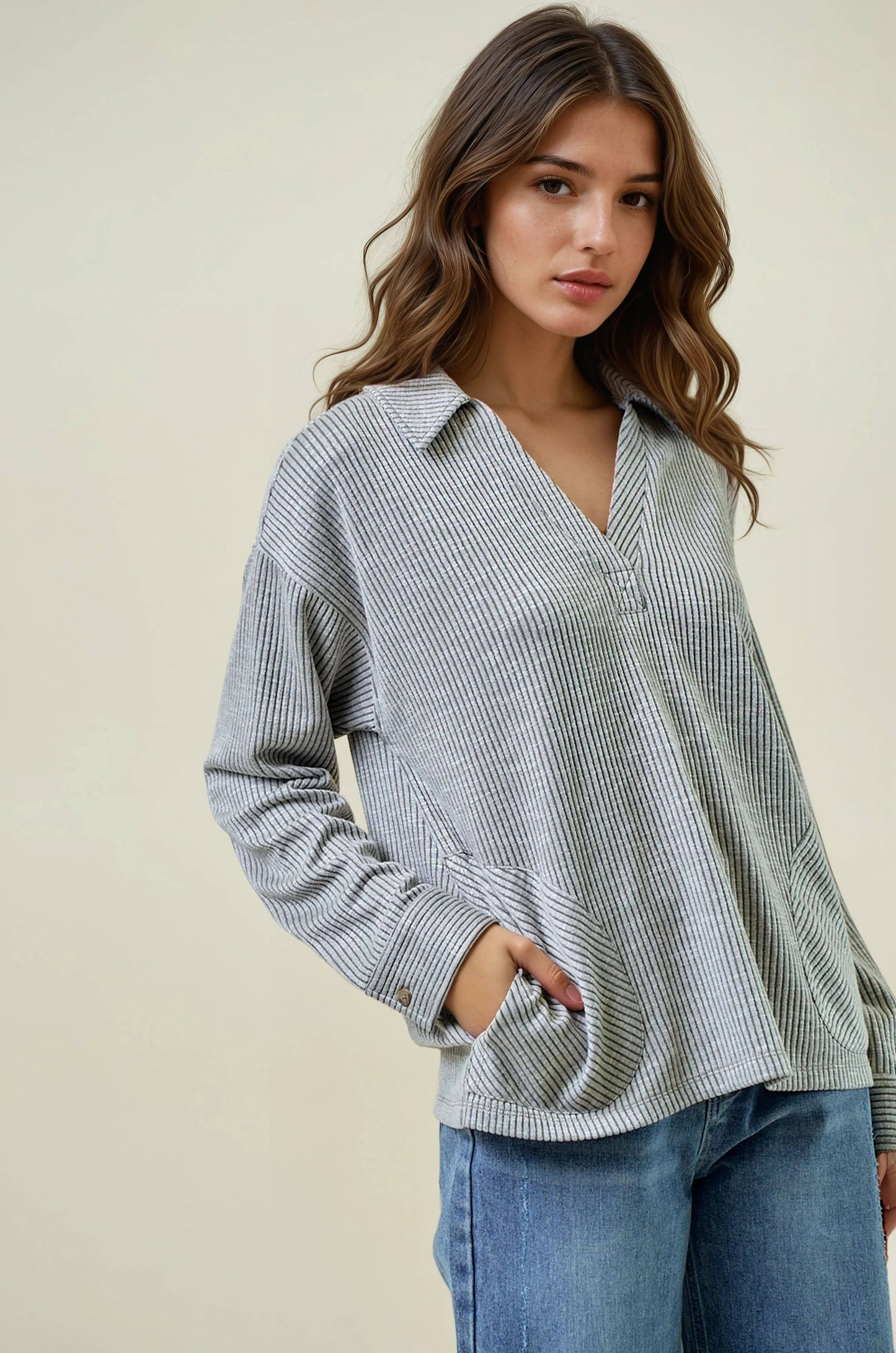 Ribbed Pullover