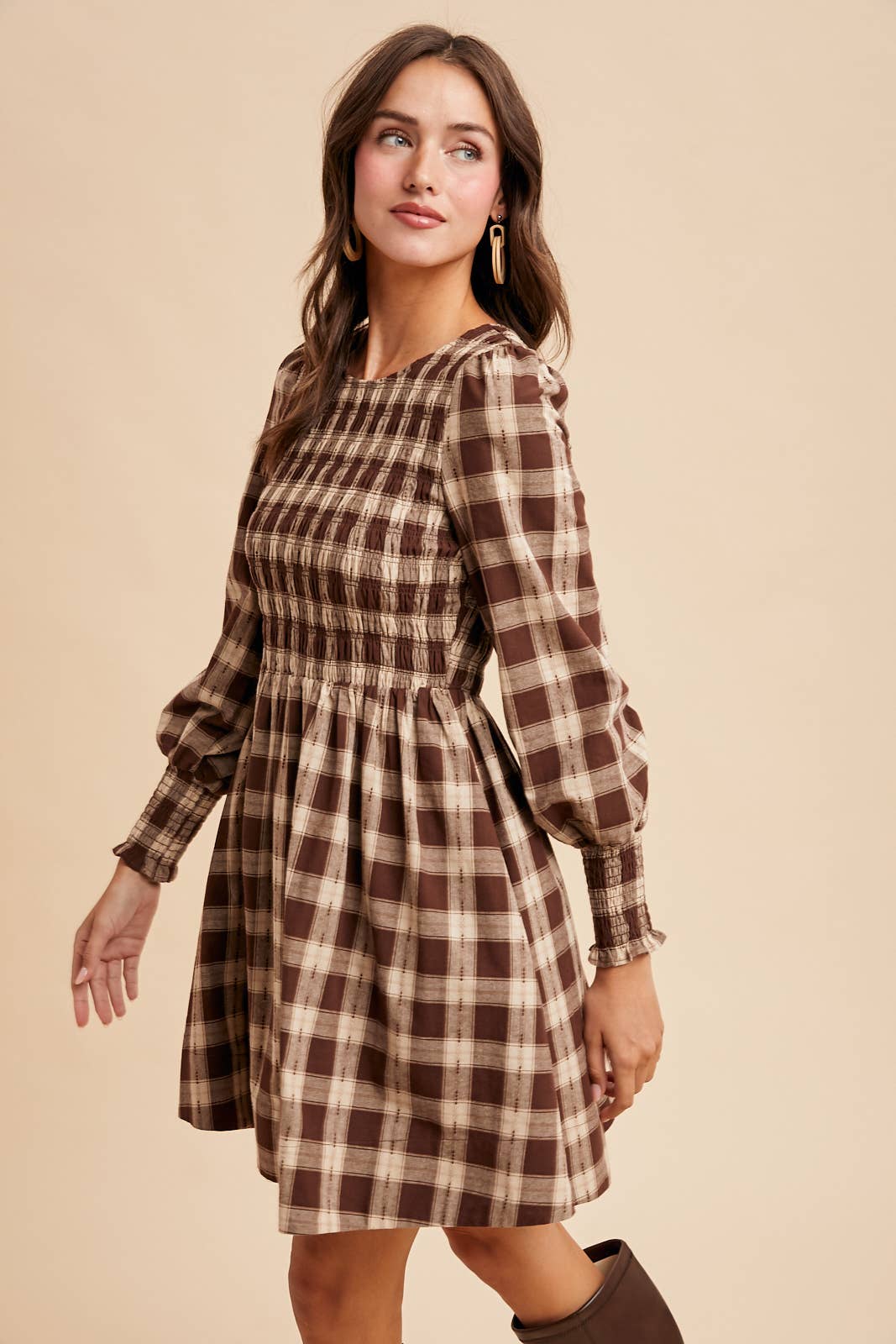 Plaid Mini Dress