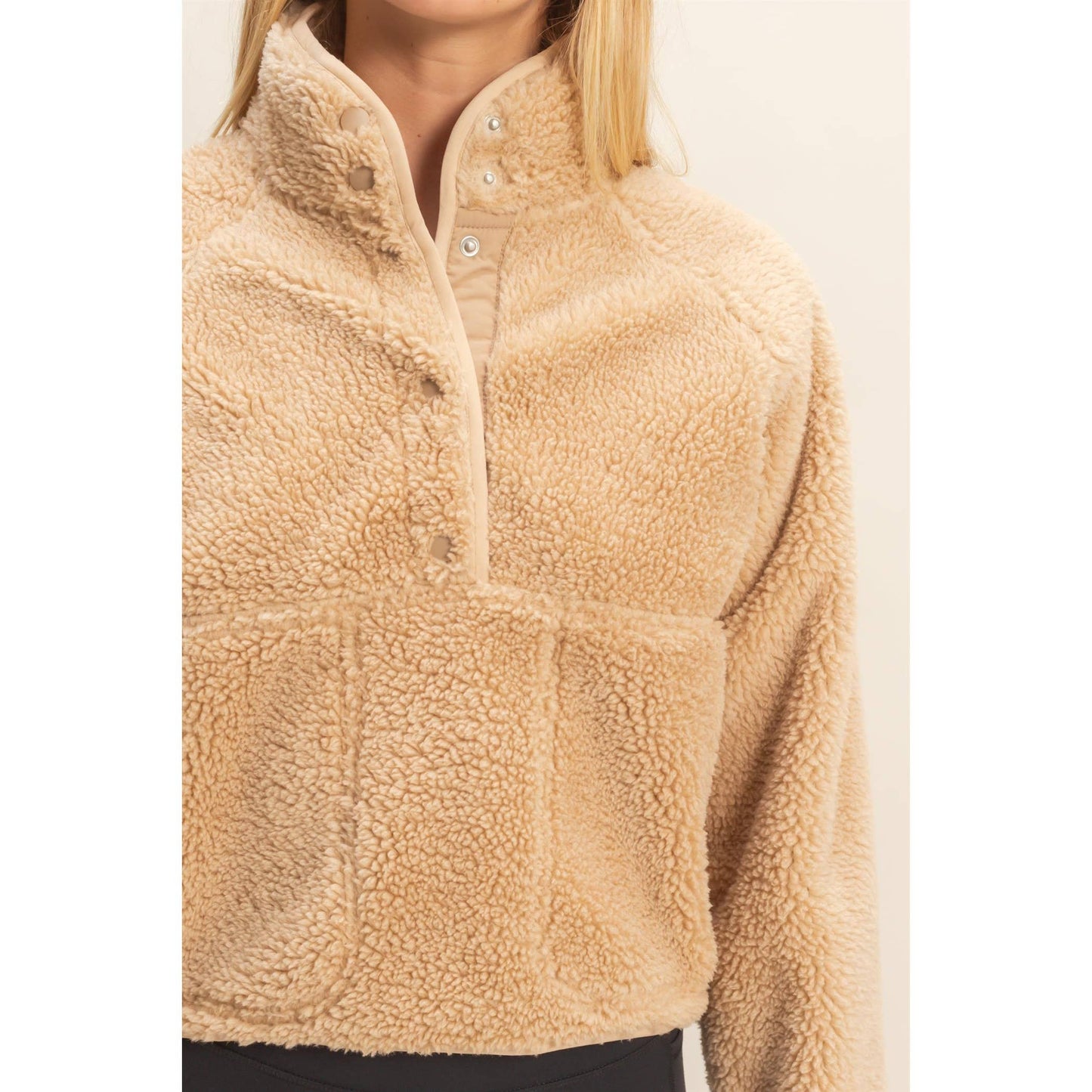 Half Snap Sherpa