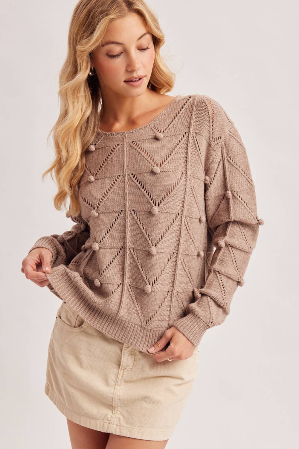 Pom Sweater