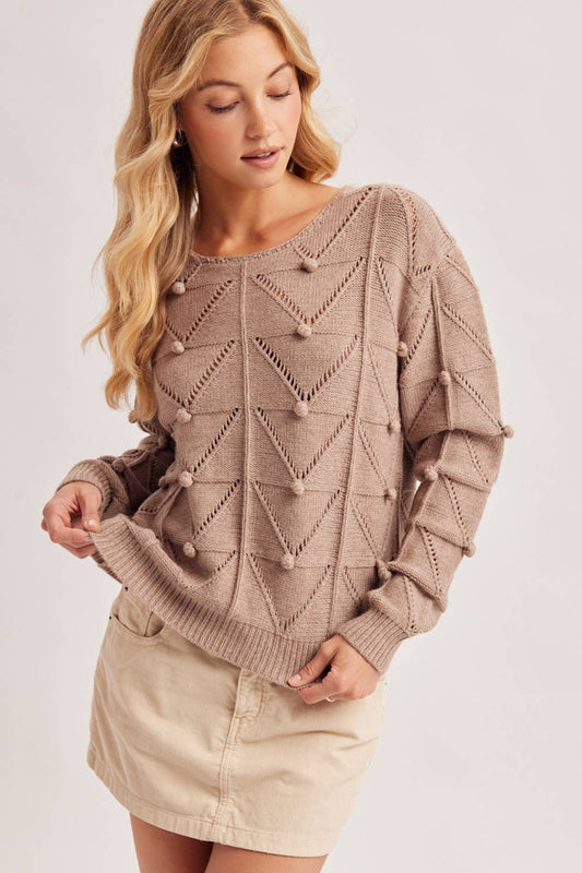 Pom Sweater