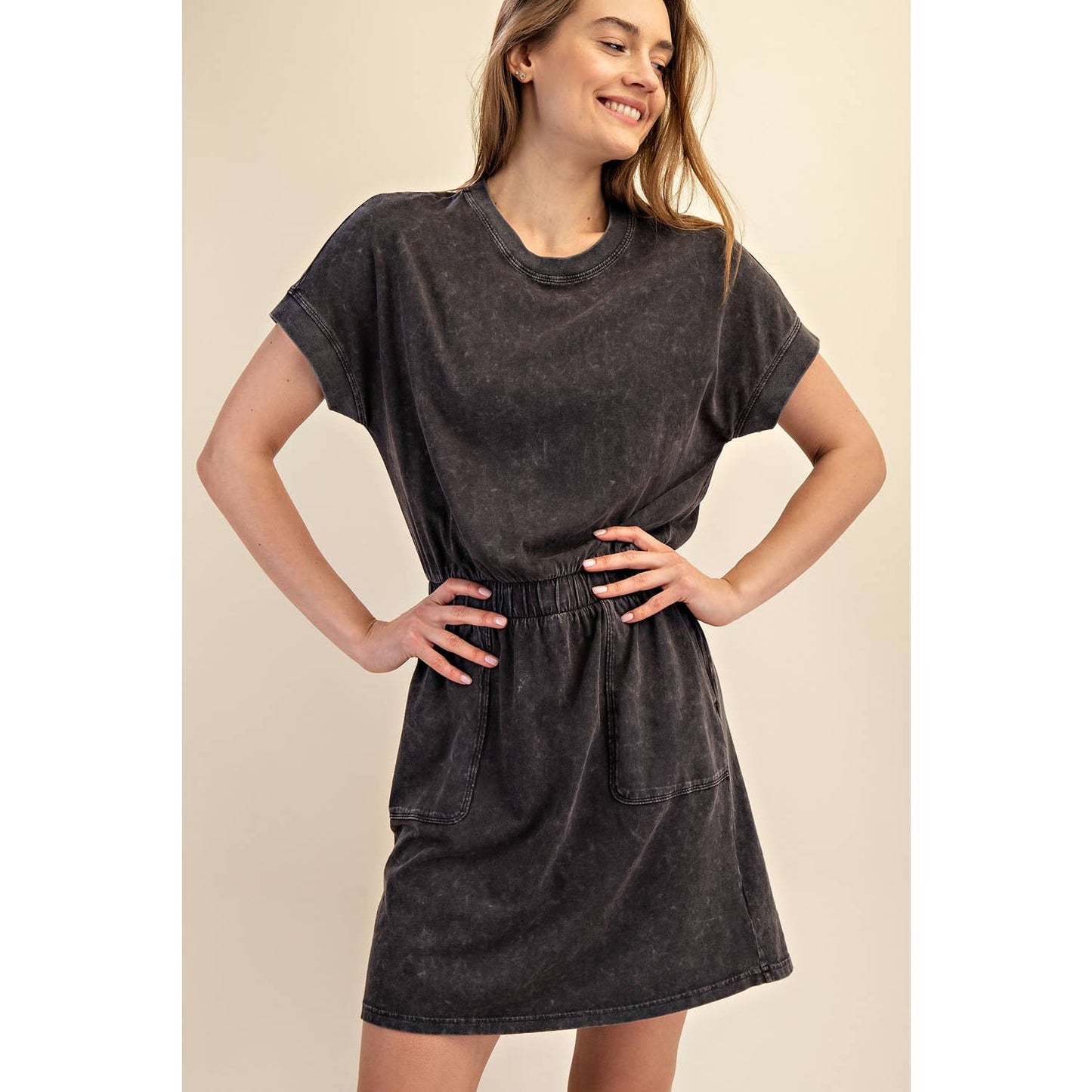 Mineral Washed Dress