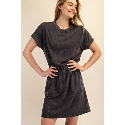 Mineral Washed Dress