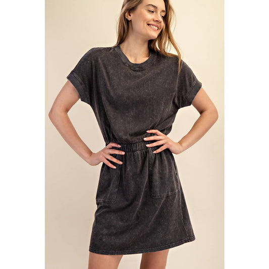 Mineral Washed Dress