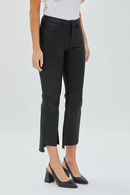 Black Cropped Flare