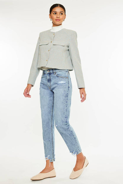 Ankle Mom Jeans