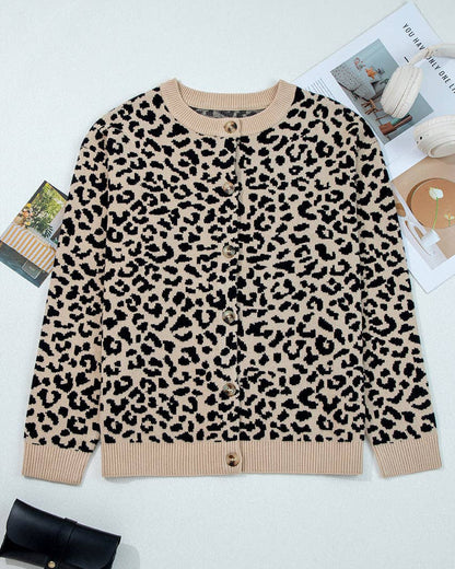 Leopard Cardi