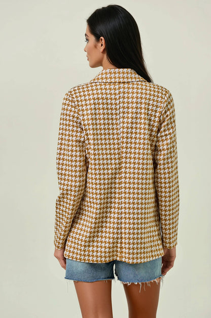 Houndstooth Blazer