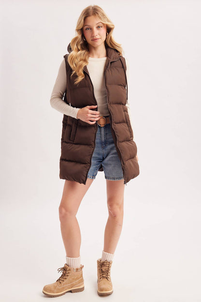 Hooded Puffer Vest