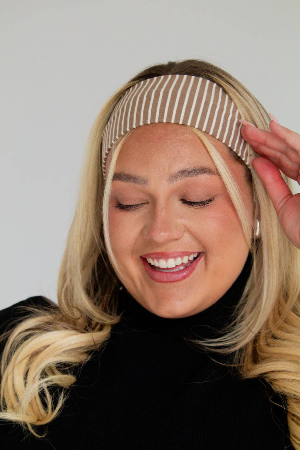 Soft Striped Stretchy Headband