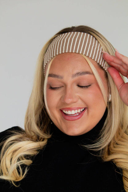 Soft Striped Stretchy Headband