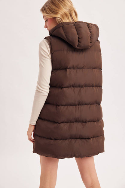 Hooded Puffer Vest