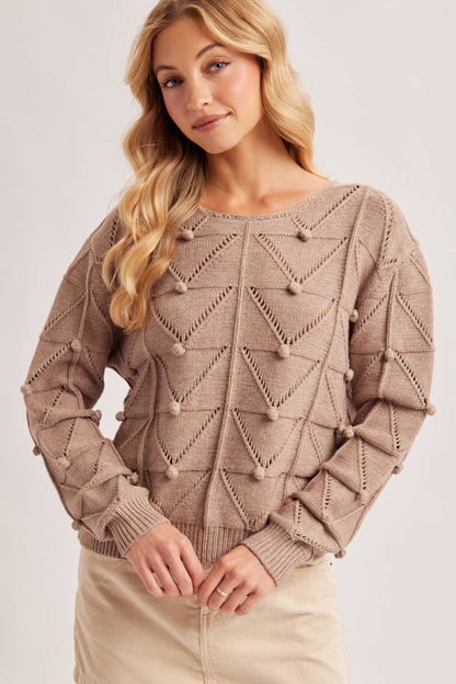 Pom Sweater