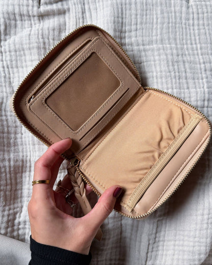LUX Card Wallet in Almond