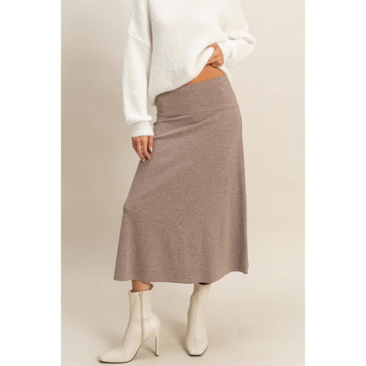 Ribbed Knit Skirt