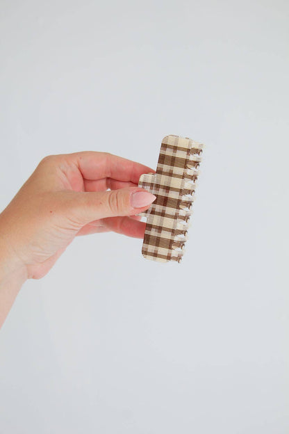 The Gingham Edit Claw Clip