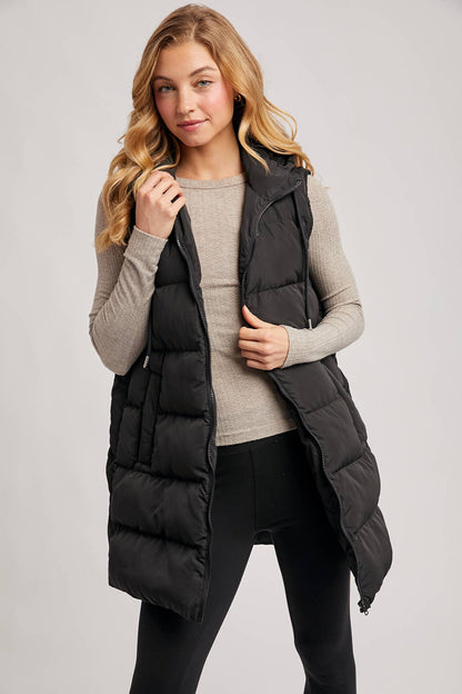 Hooded Puffer Vest