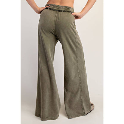 Mineral Washed Wide Leg