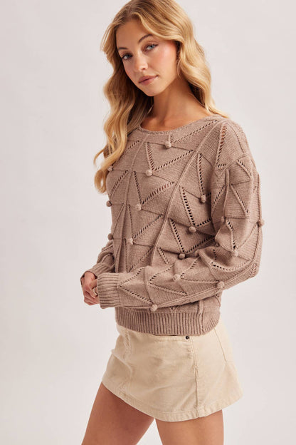 Pom Sweater